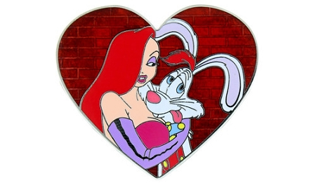 Disney Valentine’s Day Pin - Jessica And Roger Rabbit 1 Disney Valentine’s Day Pin - Jessica And Roger Rabbit