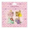 Disney Pin Booster Set - Disney Princess Text - 4 Pins
