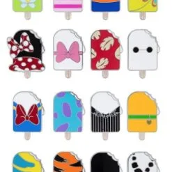 Disney Mystery Pin Pack - Disney Ice Cream - 5 Random
