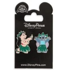 Disney Lilo & Stitch Pin Set - Lilo & Stitch Hula