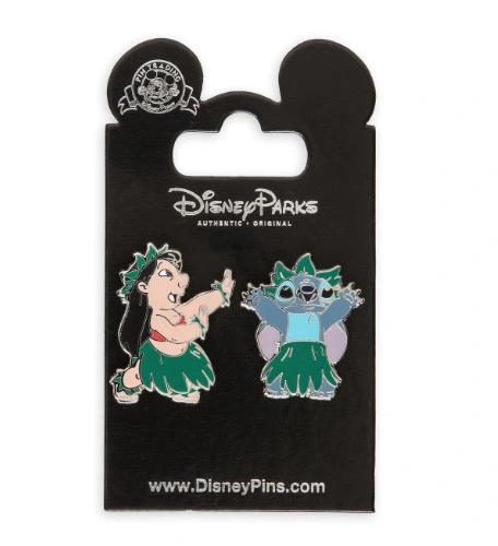 Disney Lilo & Stitch Pin Set - Lilo & Stitch Hula 1 Disney Lilo & Stitch Pin Set - Lilo & Stitch Hula