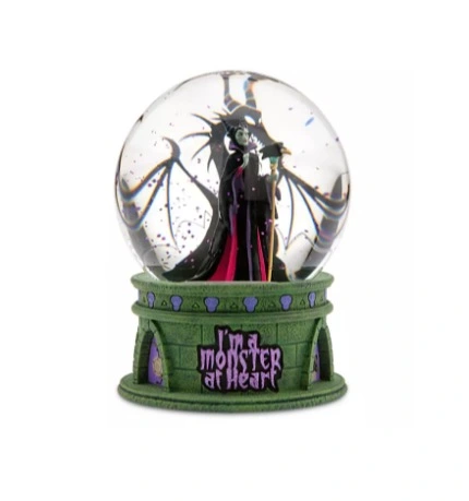 Disney Snow Globe - Maleficent - I'm A Monster At Heart - Light-Up 1 Disney Snow Globe - Maleficent - I'm A Monster At Heart - Light-Up