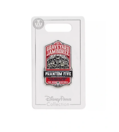 Disney Haunted Mansion Pin - Phantom Five 1 Disney Haunted Mansion Pin - Phantom Five