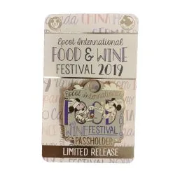 Disney Food & Wine Festival Pin - 2019 Mickey & Minnie - Passholder