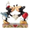 Disney Jim Shore Figure - Mickey & Minnie - Smooch For My Sweetie