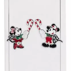 Disney Holiday Pin Set - Mickey And Minnie With Candy Canes