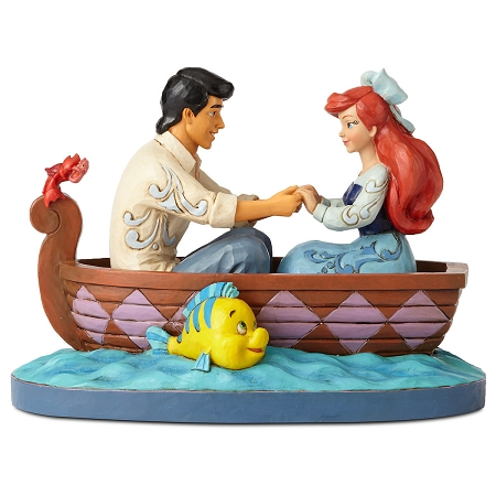 Disney Jim Shore Figurine - The Little Mermaid - Waiting For A Kiss 1 Disney Jim Shore Figurine - The Little Mermaid - Waiting For A Kiss