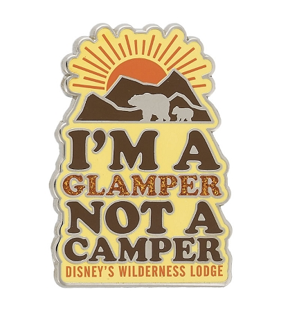 Disney Wilderness Lodge Pin - I'm A Glamper Not A Camper 1 Disney Wilderness Lodge Pin - I'm A Glamper Not A Camper