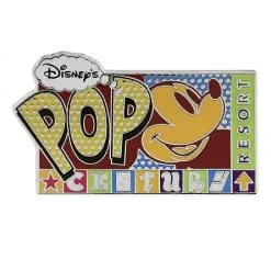 Disney Resort Pin - Disney's Pop Century Resort Logo