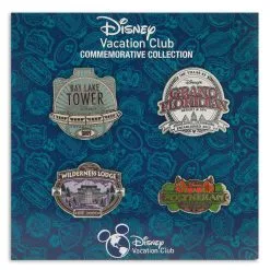 Disney Pin Trading Booster Set - Disney Vacation Club - Set Of 4