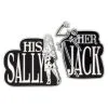 Disney Pin Set - Jack And Sally - Her Jack His Sally