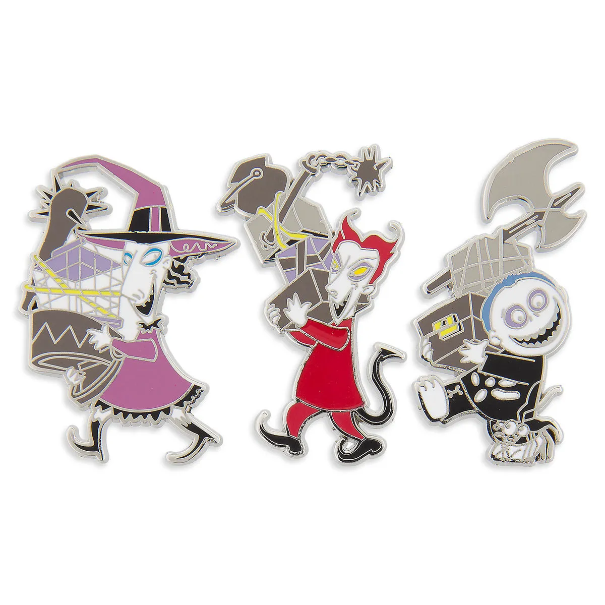 Disney Pin Set - Lock, Shock, And Barrel - Nightmare Before Christmas 1 Disney Pin Set - Lock, Shock, And Barrel - Nightmare Before Christmas