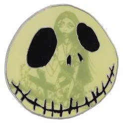Disney Nightmare Before Christmas Pin - Jack And Sally Face
