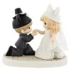 Disney Precious Moments Figurine - Happily Ever After - Bride & Groom