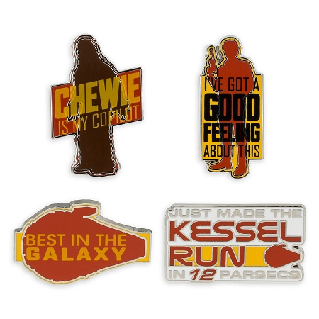 Disney Star Wars Pin Set - Star Wars Story - Set Of 4 1 Disney Star Wars Pin Set - Star Wars Story - Set Of 4