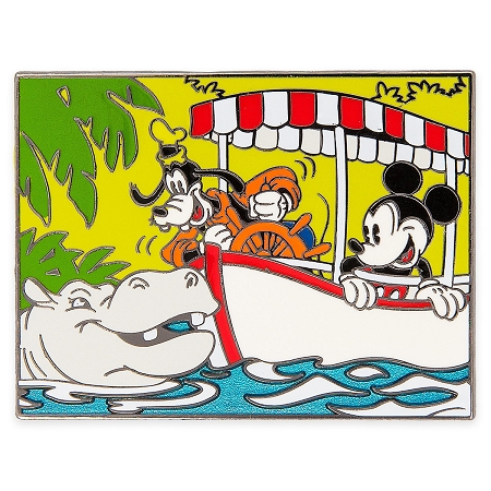 Disney Mickey Mouse And Goofy Pin - Jungle Cruise 1 Disney Mickey Mouse And Goofy Pin - Jungle Cruise