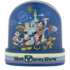 Disney Snow Globe - Walt Disney World Dome - Mickey And Friends