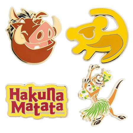 Disney Pin Booster Set - The Lion King Flair - 4 Pins 1 Disney Pin Booster Set - The Lion King Flair - 4 Pins