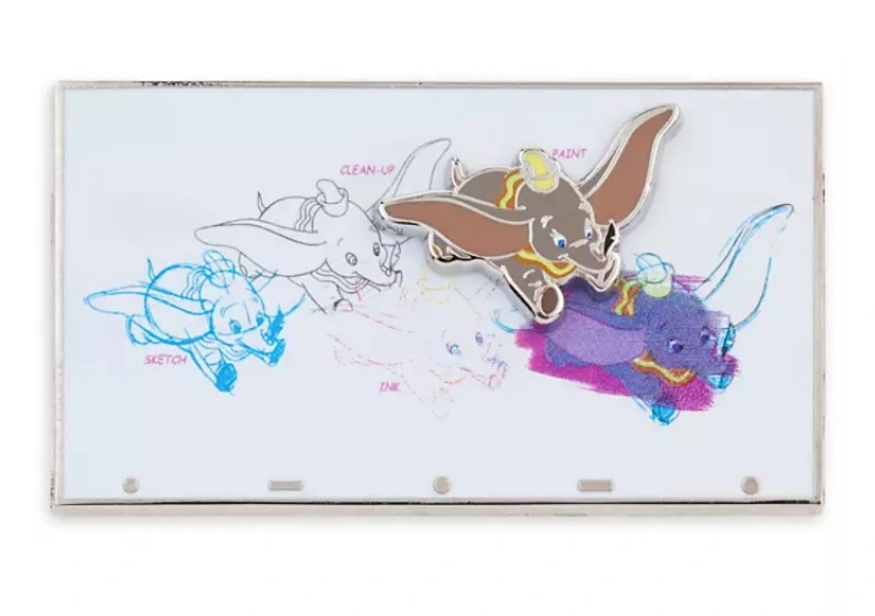 Disney Ink & Paint Pin - Dumbo The Flying Elephant 1 Disney Ink & Paint Pin - Dumbo The Flying Elephant