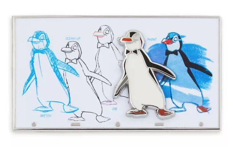 Disney Ink & Paint Pin - Penguin Waiter - Mary Poppins 1 Disney Ink & Paint Pin - Penguin Waiter - Mary Poppins