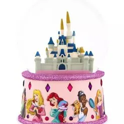 Disney Snow Globe - Fantasyland Castle With Princesses