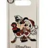 Disney Holiday Pin - Santa Mickey & Minnie Mistletoe