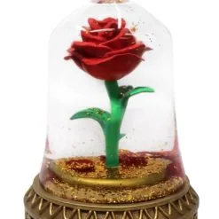 Disney Snow Globe - Beauty And The Beast Enchanted Rose