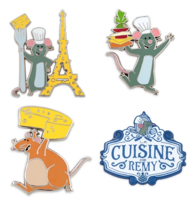 Disney Booster Pin Set - Remy's Ratatouille Adventure 1 Disney Booster Pin Set - Remy's Ratatouille Adventure