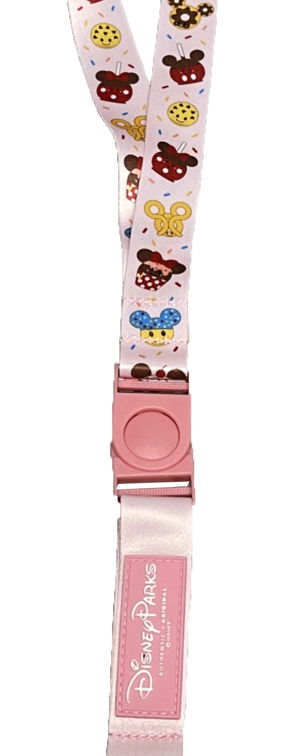 Disney Reversible Pin Lanyard - Mickey Mouse Treats 1 Disney Reversible Pin Lanyard - Mickey Mouse Treats