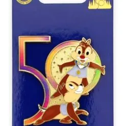 Disney 50th Anniversary Pin - Chip 'n Dale