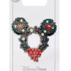 Disney Holiday Pin - 2021 Mickey Mouse Icon Wreath