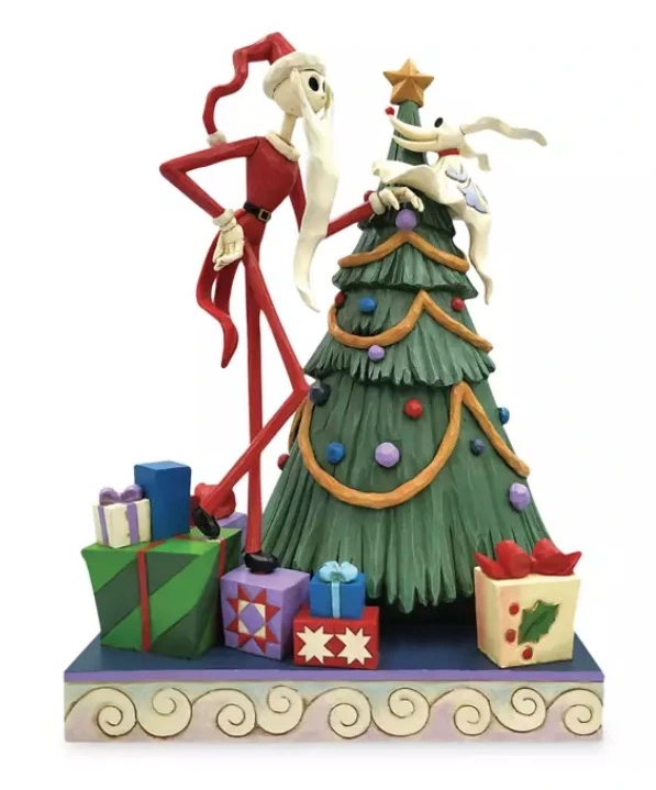 Disney Jim Shore Figurine - Nightmare Before Christmas - Decking The Halls 1 Disney Jim Shore Figurine - Nightmare Before Christmas - Decking The Halls