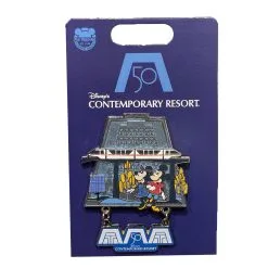 Disney Resort Pin - 50th Anniversary - Contemporary Resort