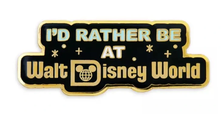 Disney Pin - I'd Rather Be At Walt Disney World 1 Disney Pin - I'd Rather Be At Walt Disney World
