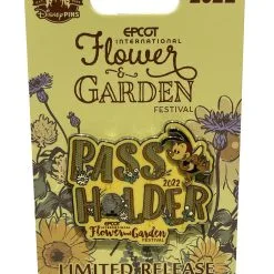 Disney Flower & Garden Festival Pin - 2022 Spike - Passholder