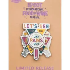 Disney Food & Wine Festival Pin - 2022 How The Day Pans Out