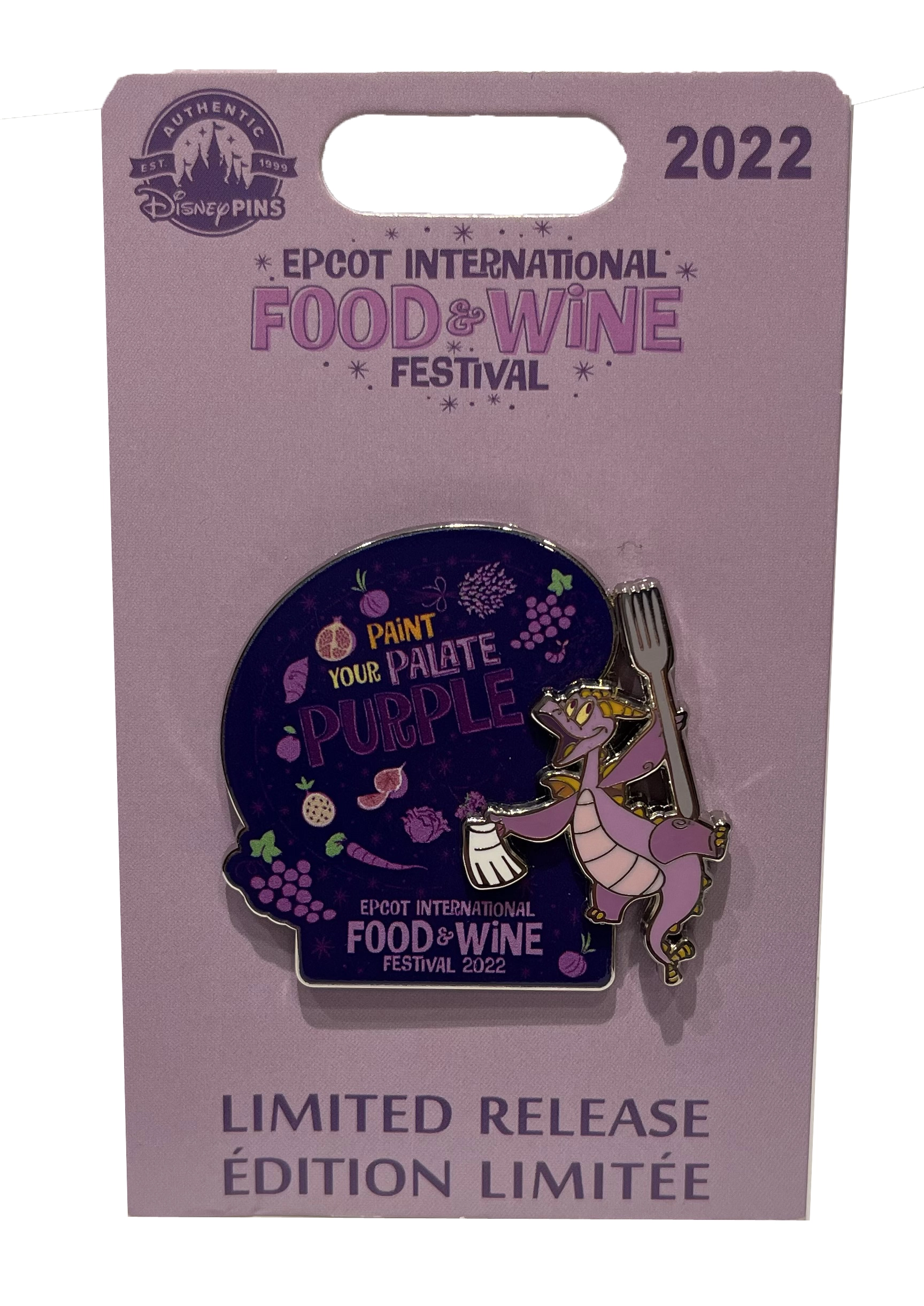 Disney Food & Wine Festival Pin - 2022 Figment - Paint Your Palate 1 Disney Food & Wine Festival Pin - 2022 Figment - Paint Your Palate