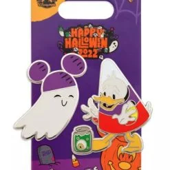 Disney Halloween Pin Set - 2022 Donald Duck And Ghost