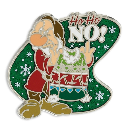 Disney Holiday Pin - Grumpy - Ho Ho No 1 Disney Holiday Pin - Grumpy - Ho Ho No