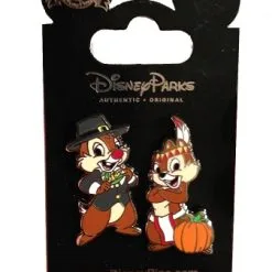 Disney Thanksgiving Pin - 2014 Chip And Dale