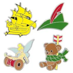Disney Pin Booster Set - Peter Pan Flair - 4 Pins