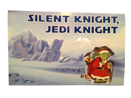 Disney Christmas Pin - Silent Knight Jedi Knight - Santa Yoda 1 Disney Christmas Pin - Silent Knight Jedi Knight - Santa Yoda